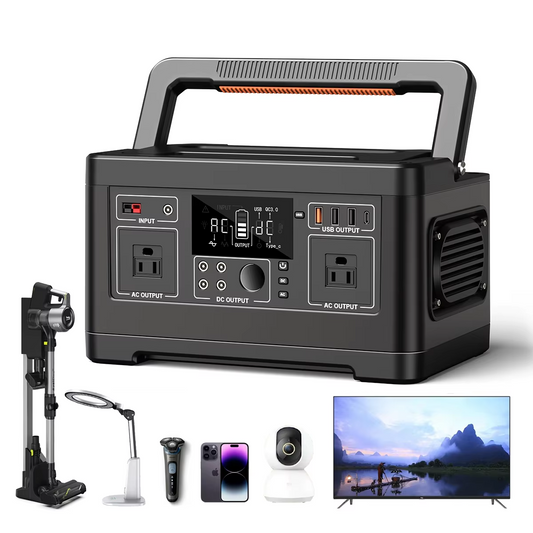 2024 New Camping Portable Power Station 3000w 2400w 1200w 500w 200w Home Power Station Solar Generator AC USB Wireless Charging