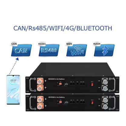 2.4KWH Energy Storage Lifepo4 Lithium Battery Rack Mounted Battery Batteries For Energy Storage