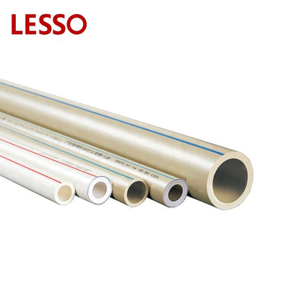 Lesso Factory OEM Color light grey or white Plastic water ppr hot pipe ppr plastic