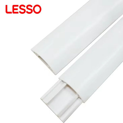 LESSO จีน กวางตุ้ง โมเดลที่ปรับแต่งได้ 80x50 99x60มม. ท่อพีวีซีแข็งสีขาว 60x40มม.