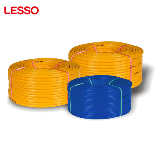 LESSO compressor generator agriculture high pressure 7 10 bar yellow blue pvc air hose 1 2 spray pipe