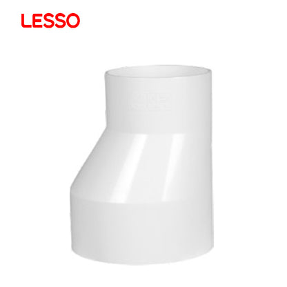 LESSO long service life water supply plastic pvc-u white colors waste water pipe reducer fittings