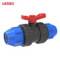 LESSO commercial plug adapter socket tee coupling elbow pp compression water pipe fittings for irrigation supply