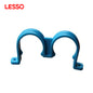 LESSO easy installation non-toxic blue 20 25 32 40 63 50mm 4 inch plastic pipe clamp fittings u clamps