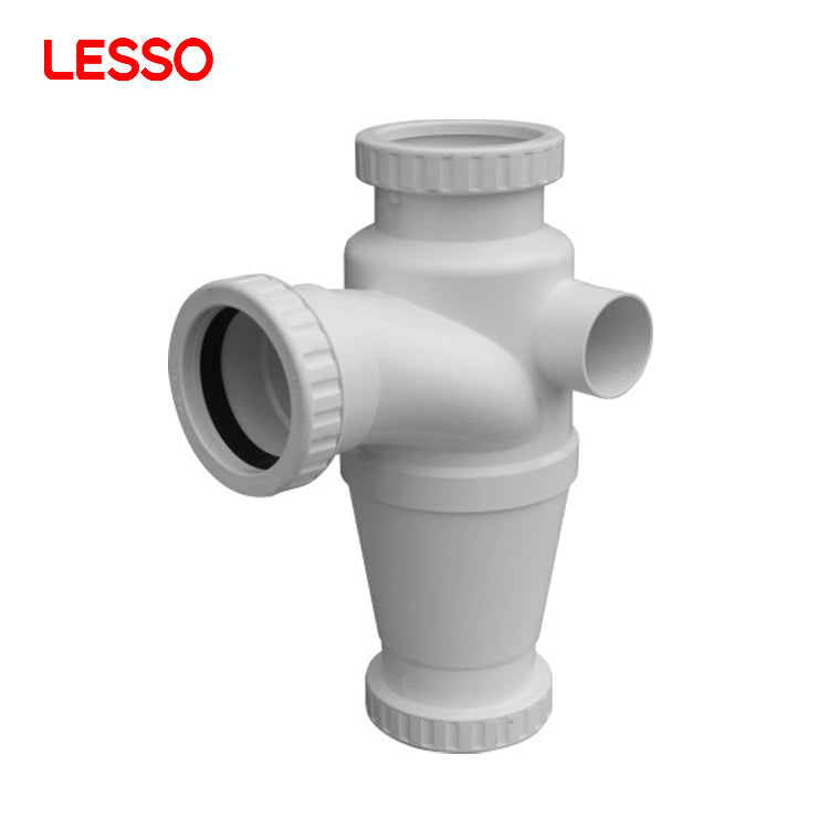 LESSO wholesale durable elbow pvc fittings and pipe eddy flow tee pvc pipe fitting accessories suppliers