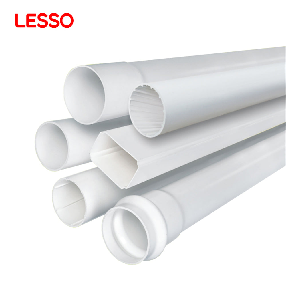 LESSO upvc pipe 32-630mm sewage subsoil pvc pipes, drainage tubes for water supply irrigation underground drainage