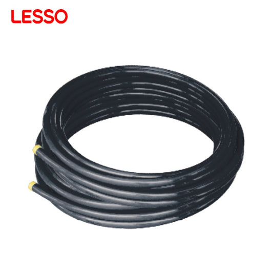 ระบบระบายน้ำ LESSO ทนต่อการกัดกร่อน ท่อ HDPE สีดำ พลาสติก 3 นิ้ว 110 140 มม. 