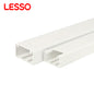 LESSO ทนไฟป้องกันสายไฟในร่มฉนวนไฟฟ้าเครือข่าย PVC trunking 50 80 100 250 มม. 