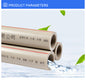 Lesso Factory OEM Color light grey or white Plastic water ppr hot pipe ppr plastic