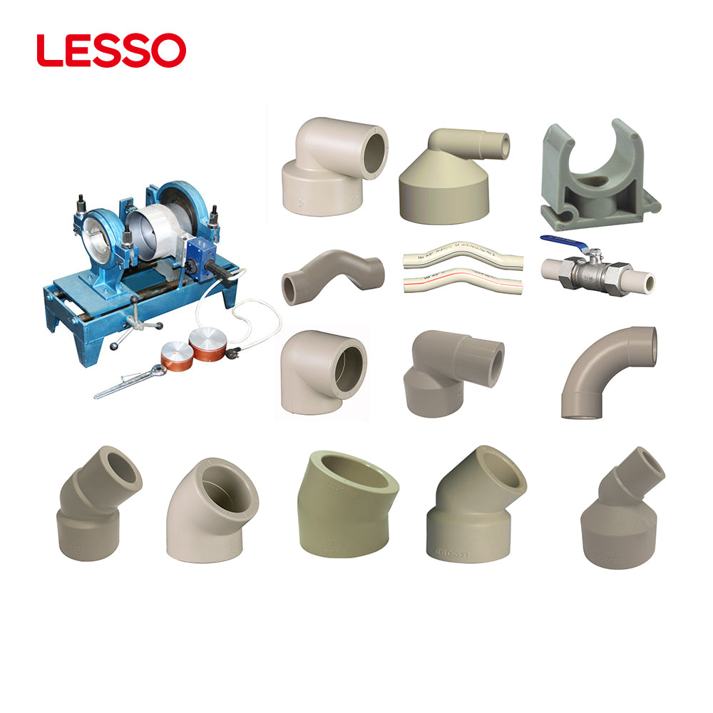 LESSO high temperature resistance random polypropylene accessory 110mm ppr pipe fittings plastic male thread plug