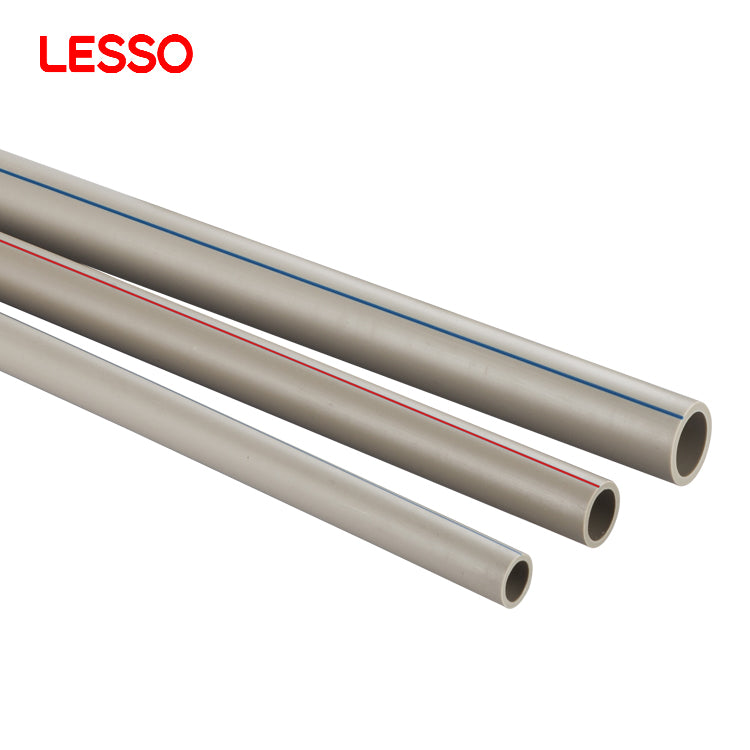 ท่อพีพีอาร์สีขาวเทา ขนาด 63 มม. ท่อหลายเหลี่ยมทนต่อการกัดกร่อนจากโรงงาน Lesso Factory รุ่นดั้งเดิม