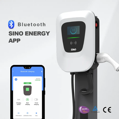 Commercial 22kw 7kw 11kw IP55 Type 2 Ac Ev Charging Ocpp 1.6j Wall Mounted Portable Ev Electric Car Charger Station Hotels