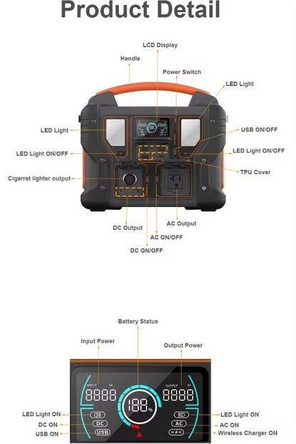 Portable Power Station portable Solar Power Station portable Power Station Camping