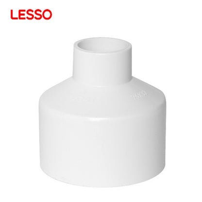 LESSO long service life water supply plastic pvc-u white colors waste water pipe reducer fittings