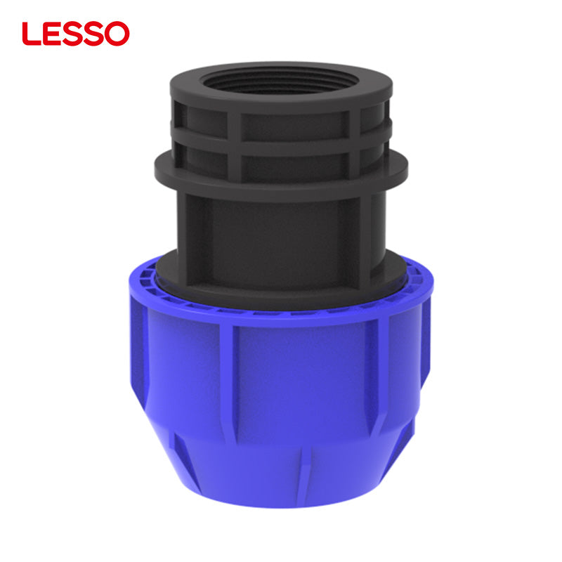 LESSO custom water pipe tube male female irrigation pp compression fittings adapter for water supply