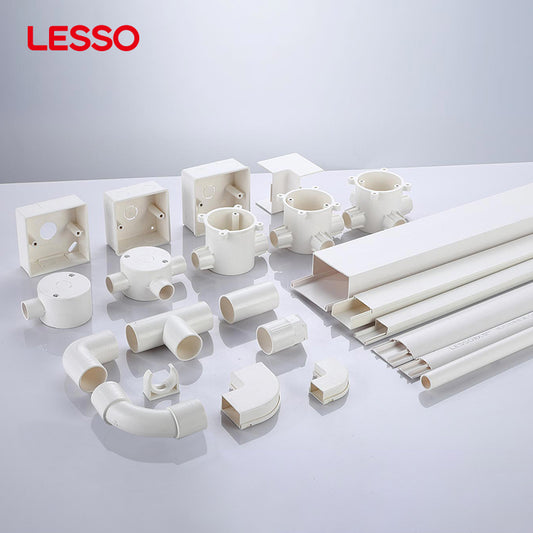 LESSO IEC AS NZS มาตรฐานความต้านทานการกัดกร่อน uv สีขาว 20 25 32 มม.จำนวนมาก PVC ท่อร้อยสายไฟฟ้าท่อ 