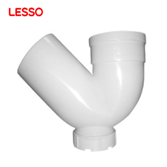 LESSO ทนการกัดกร่อน ติดตั้งง่าย มาตรฐาน ISO GB T ข้อต่อท่อพลาสติก pvc-u สีขาว S Trap 