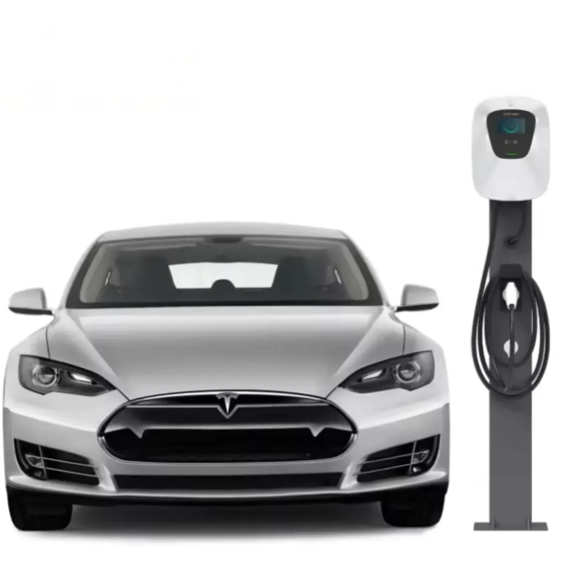 Hot Selling 7KW 11KW 22KW AC USA/UK J1772/Mennekes Type1/Type2 Electric EV Car Charger EV Charging wallbox EV Charging Station