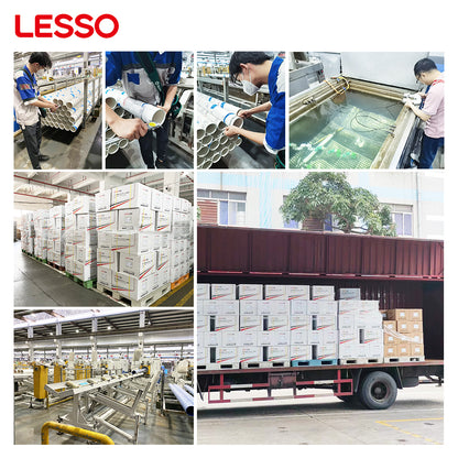 LESSO โรงงานขายตรง ท่อ HDPE สีดำ ทนทาน มาตรฐาน S 12.5 16 เส้นผ่านศูนย์กลาง 32 80 160 200 มม. 