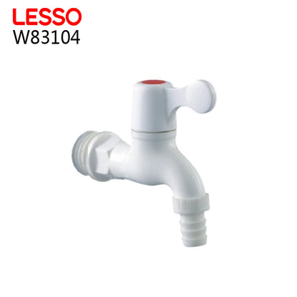 LESSO Long service life pvc wall mounted single handle plastic bathroom faucet bathtub basin taps for bathroom