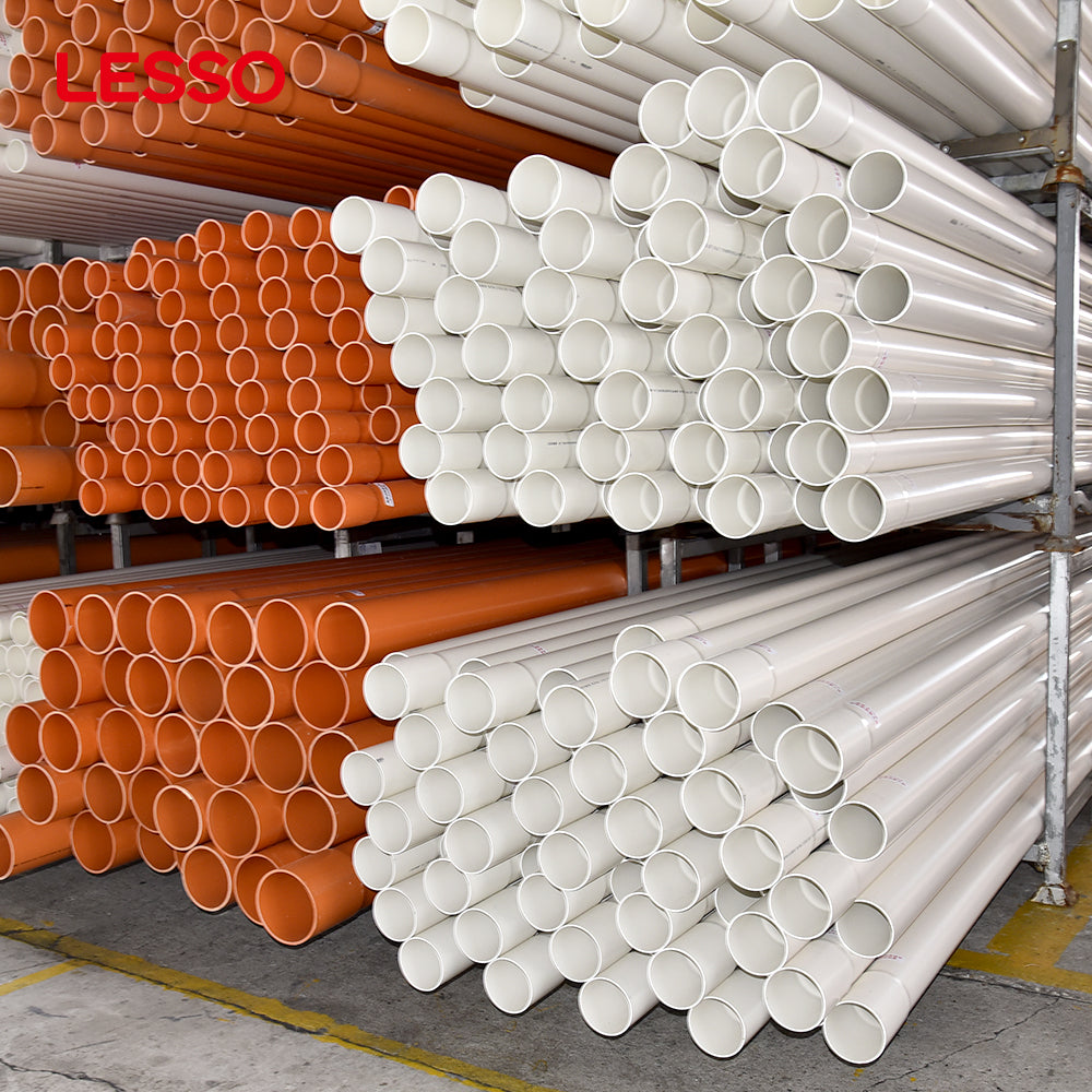 LESSO environment-friendly excellent physical property easy installation PE plastic 20mm 50mm electrical conduit pipe