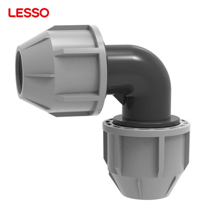 LESSO commercial plug adapter socket tee coupling elbow pp compression water pipe fittings for irrigation supply