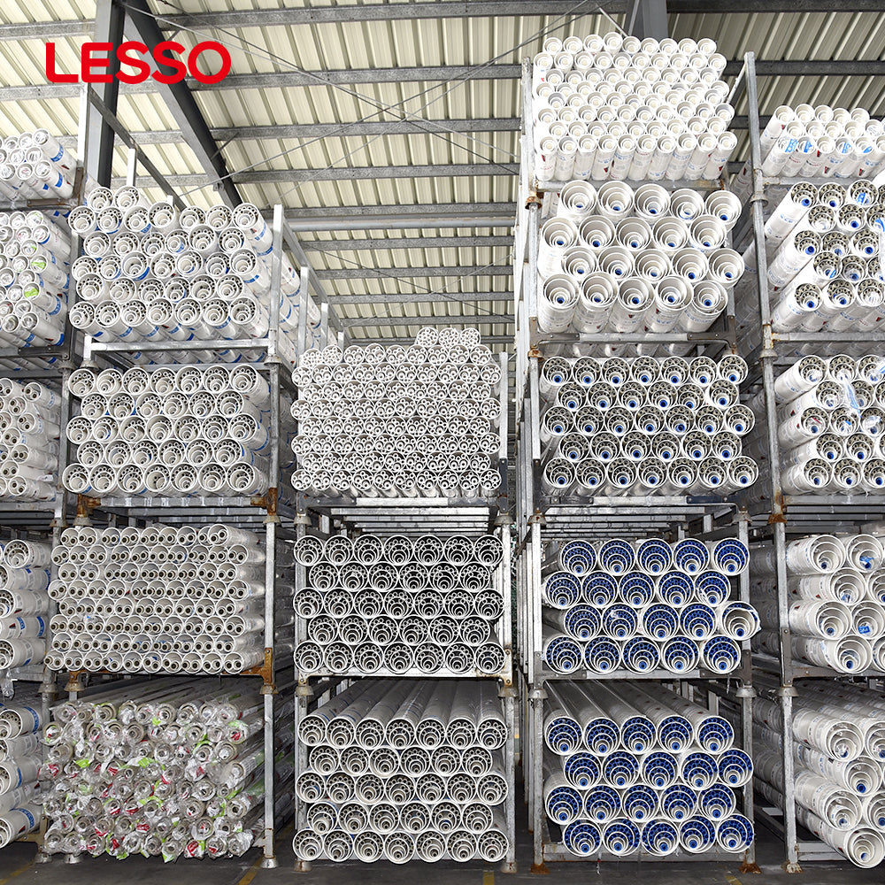 LESSO upvc pipe 32-630mm sewage subsoil pvc pipes, drainage tubes for water supply irrigation underground drainage