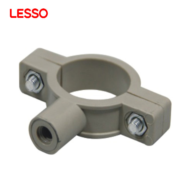 อุปกรณ์เสริมการจ่ายน้ำ LESSO ปลอดสารพิษ 2.5MPa 25 32 40 50mm ข้อต่อ ppr คลิปหนีบท่อพลาสติกสำหรับ 20mm