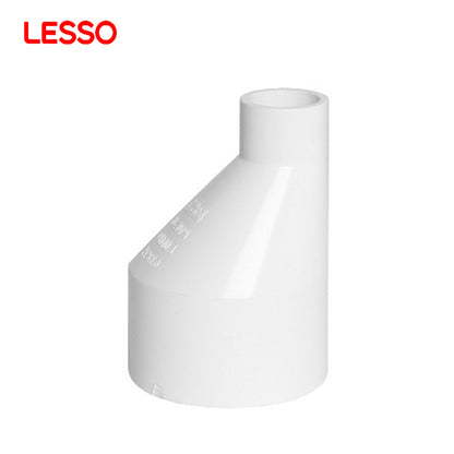 LESSO long service life water supply plastic pvc-u white colors waste water pipe reducer fittings