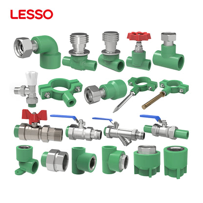 Lesso Customized high temperature resistance recycled and environment-friendly plastic ppr high pressure water pipe