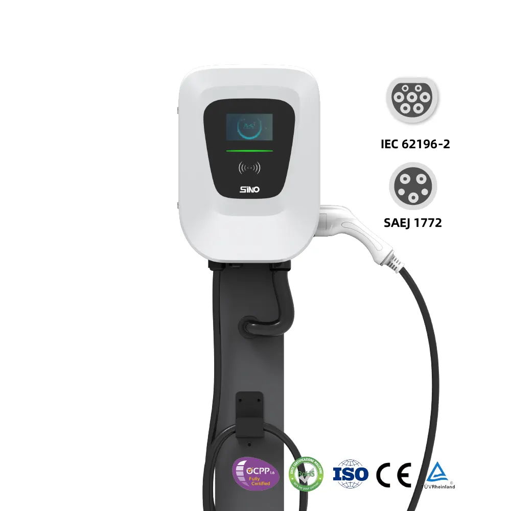 Electric vehicle Type 2 32A 22kw EV Chargers for home with leakage protection